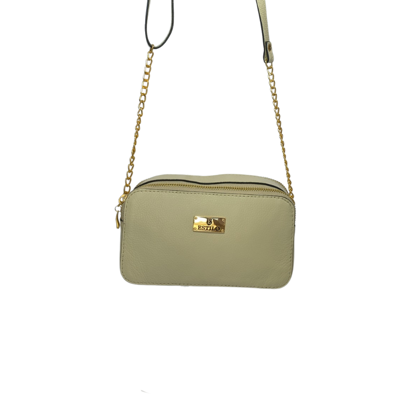 Bolsa Camera Bag Off White em Couro Legítimo