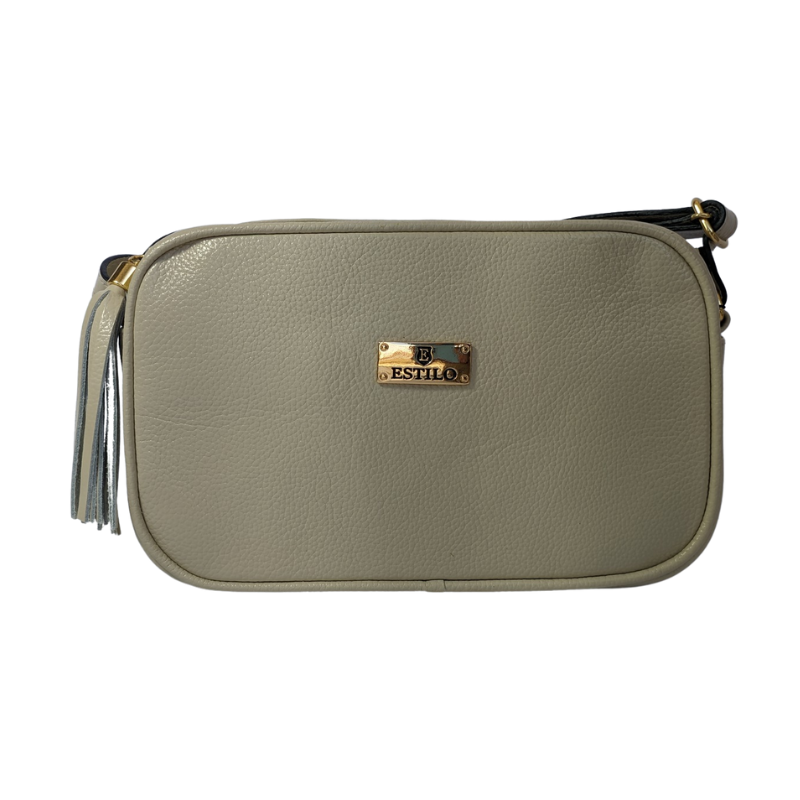 Bolsa Camera Bag Off White em Couro Legítimo