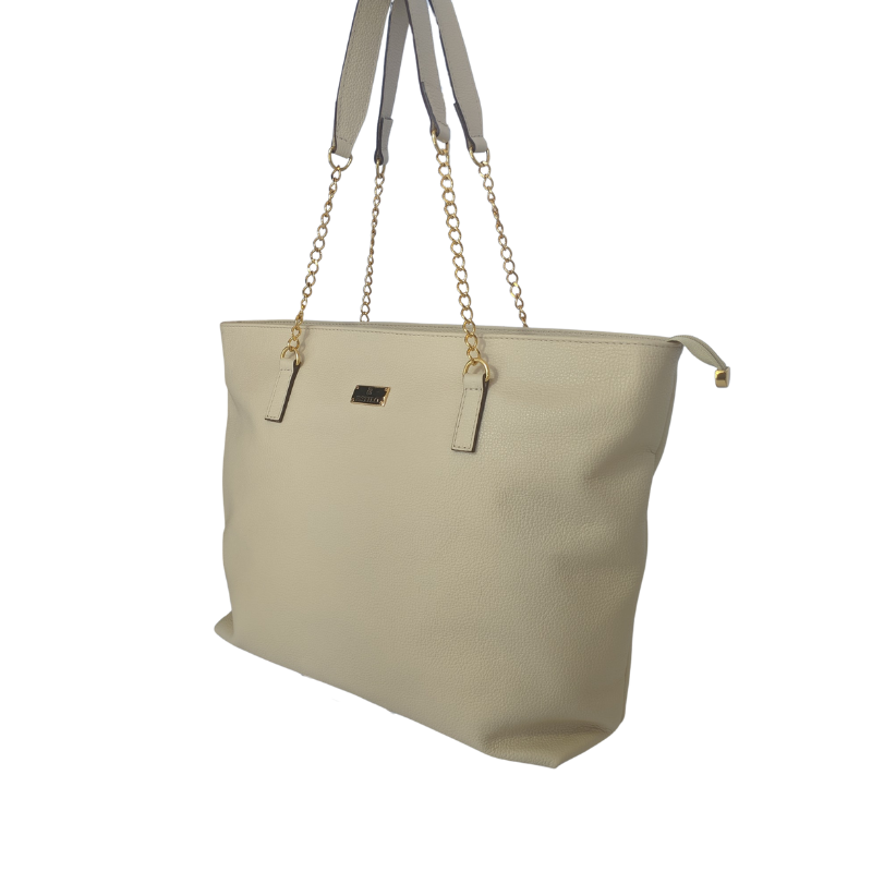 Bolsa Shopping Off White em Couro Legítimo