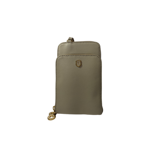 Porta celular Off White couro legitimo