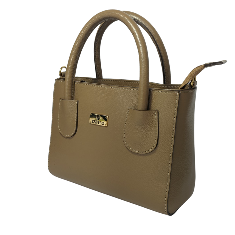 Bolsa Tote Marrom em Couro Legítimo