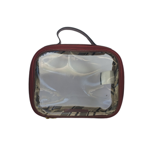 Nécessaire Transparente Vermelha
